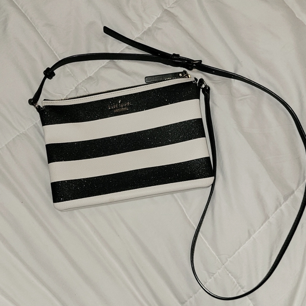 Kate Spade Glitter Striped Crossbody - Picture 2 of 8